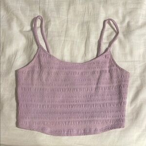 Pacific Sunwear Lavender Smocked Camisole